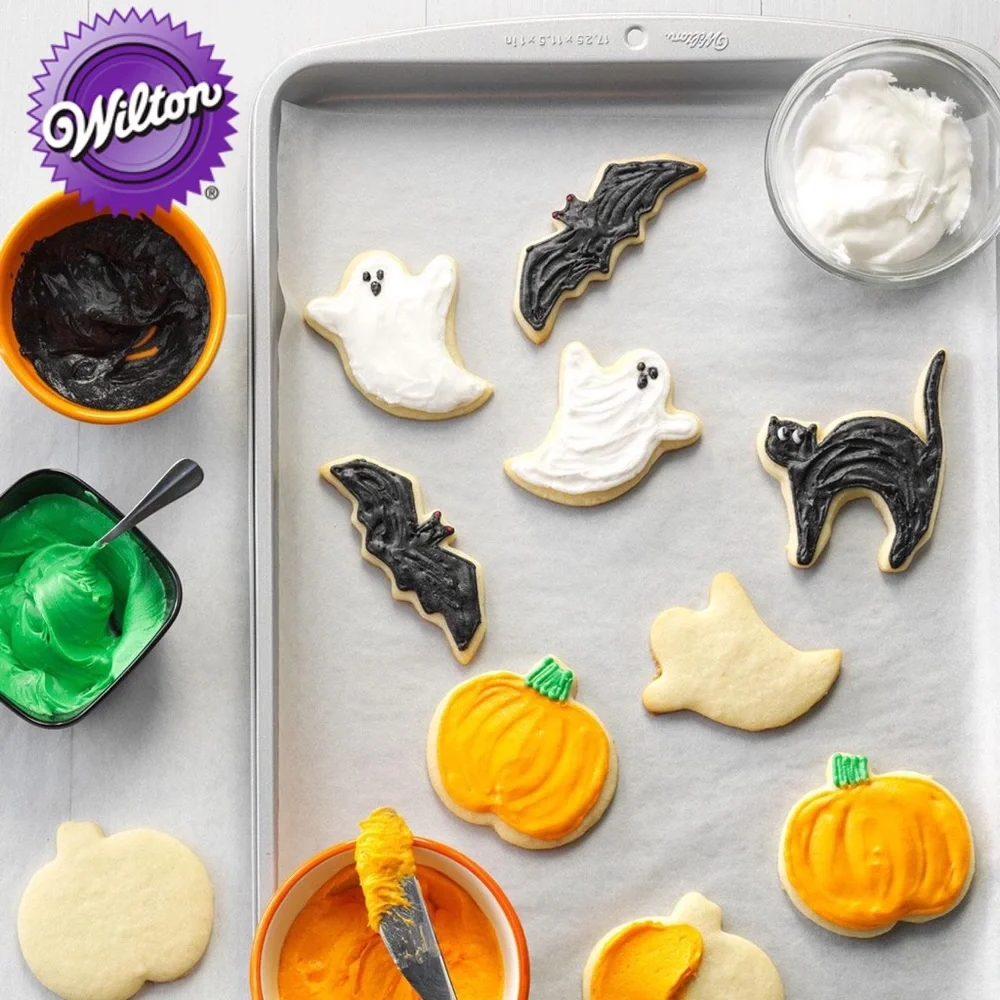 Wilton Colored Metal Halloween Cookie Cutters